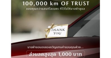 Mazda มัดใจลูกค้าเก่าขับเกิน 100,000 รับคูปอง 1,000 บาท เมื่อนำรถเข้าเช็กครบทุกระยะที่ศูนย์บริการทั่วประเทศ